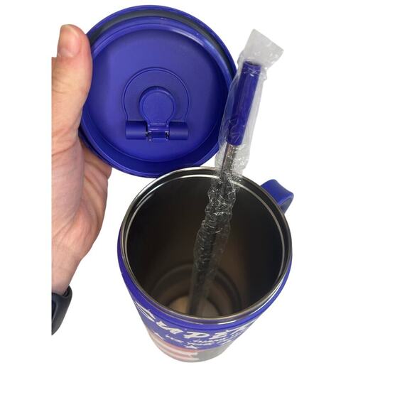 Meoky 40 oz Tumbler with straw Memorial Day Collection in the color Glory, NIB - Picture 9 of 13